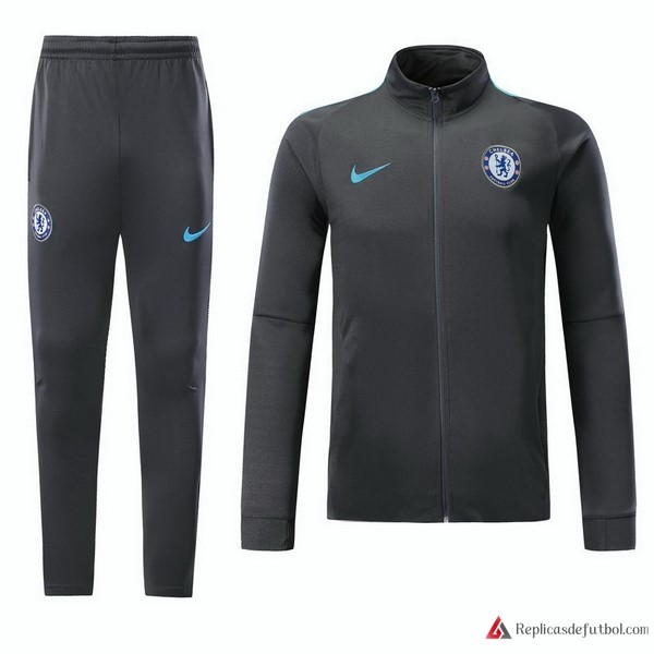 Chandal Chelsea Niño 2017-2018 Gris Marino